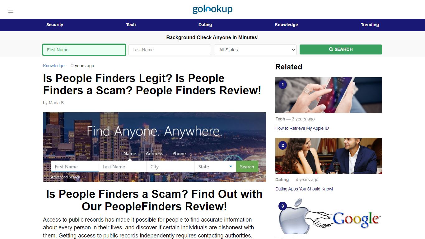 Is People Finders Legit, Is People Finders a Scam, People Finders Review